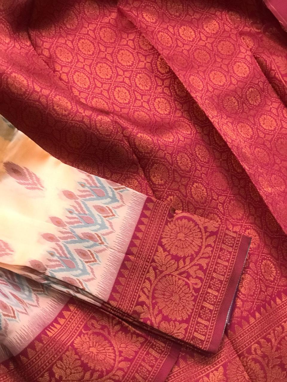 Luxurious Elegant Pink Tissue Silk Bridal Saree for Unforgettable Weddings and Celebrations