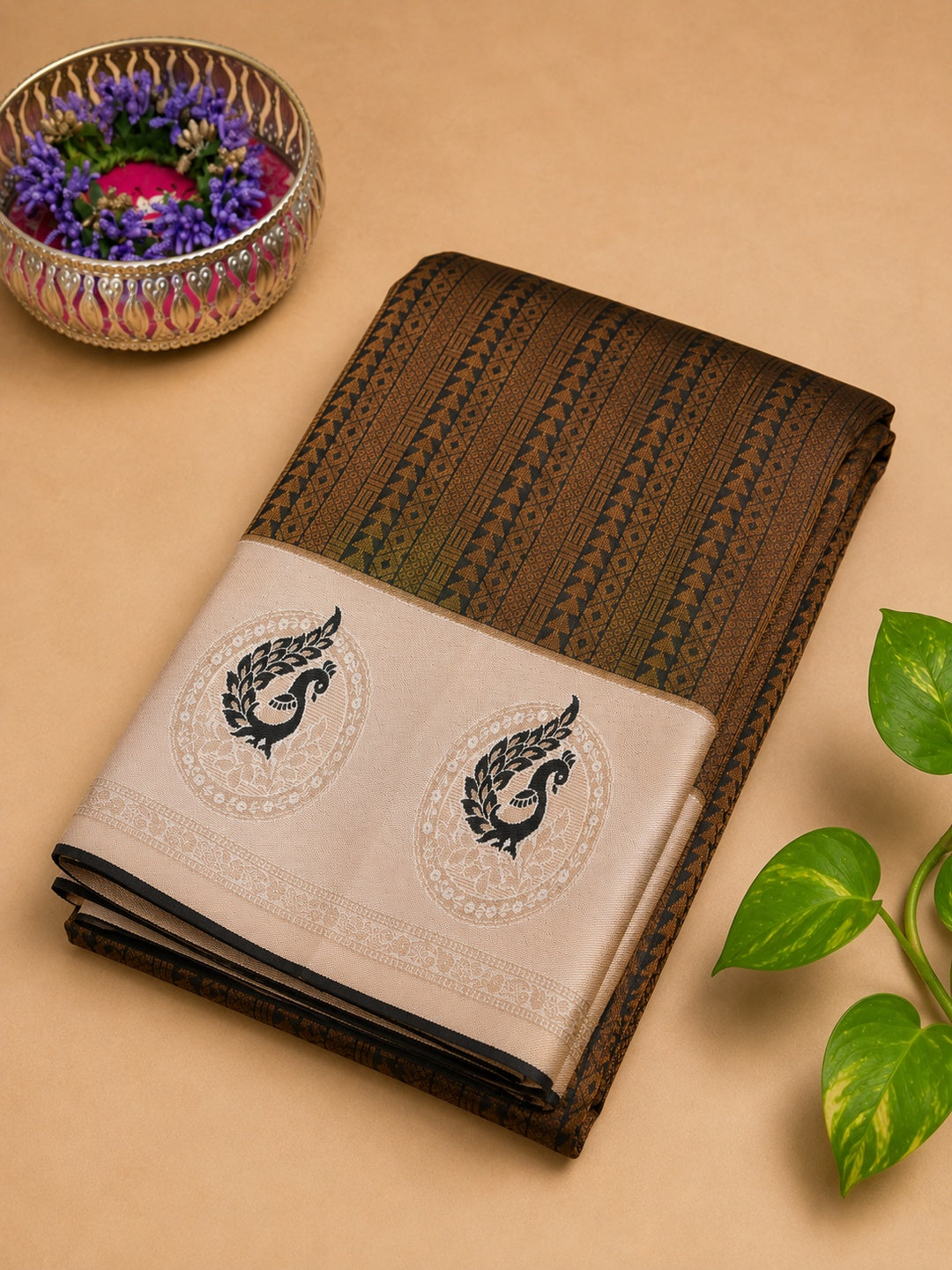 Bridal Glow Semi Kanchi Soft Silk Saree with Timeless Elegance