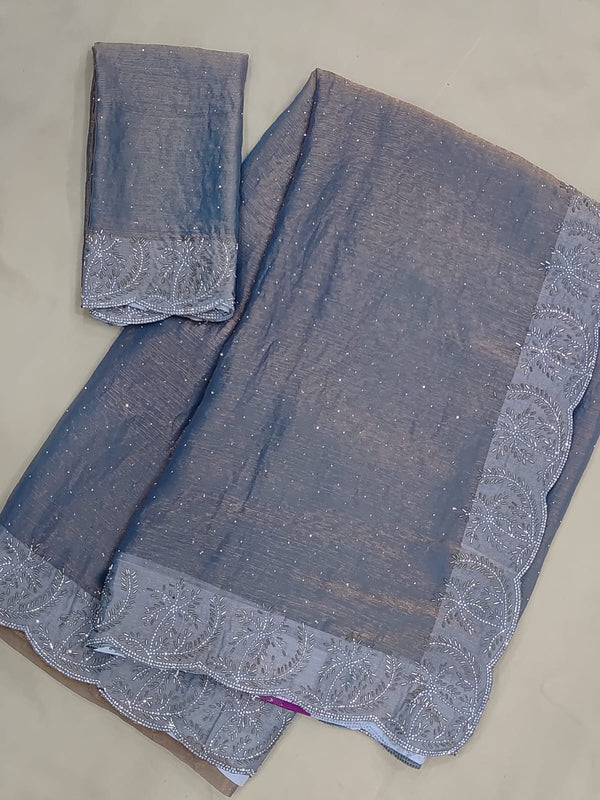 Gorgeous Designers Stone work Saree