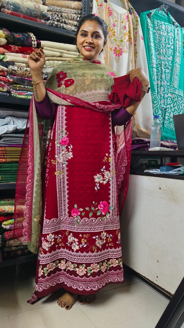 SALWAR MATERIALS - FACTORY SALE ORDER ONLY 15 WORKING DAYS TO DISPATCH