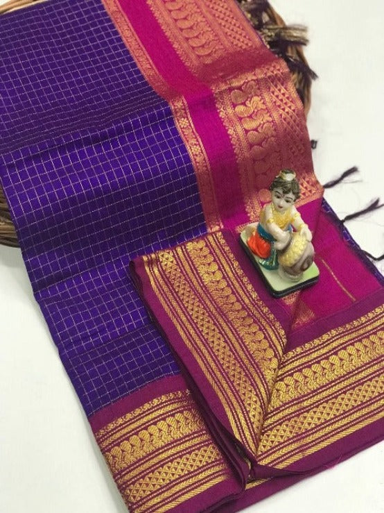 Superb Excellent Kalyani cotton With Jari Border
